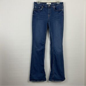 Zara Woman Premium Denim Collection Wide Flare Leg Jeans Size 10